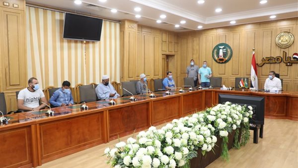 محافظ المنوفية خلال