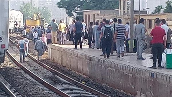 خروج عربة القطار