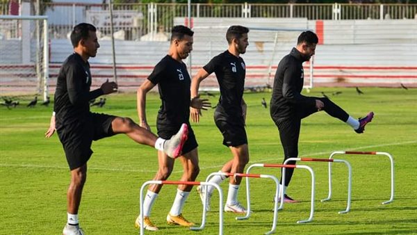 جانب من تدريبات الزمالك