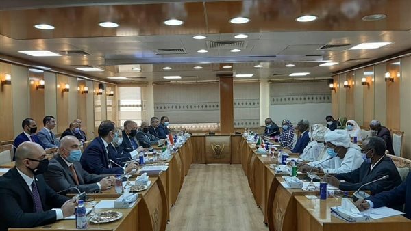 جانب من جلسة المباحثات