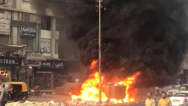 حريق شبرا الخيمة