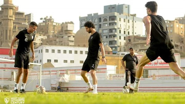 جانب من تدريبات الزمالك