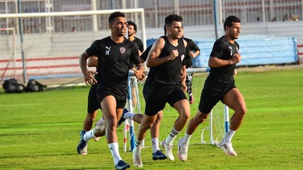 جانب من تدريبات الزمالك