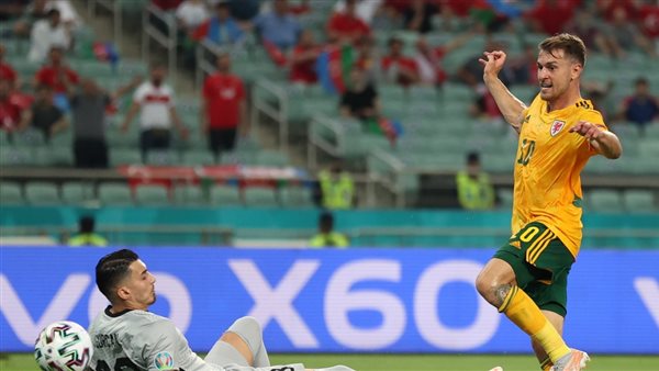 رامسي لاعب ويلز لحظة