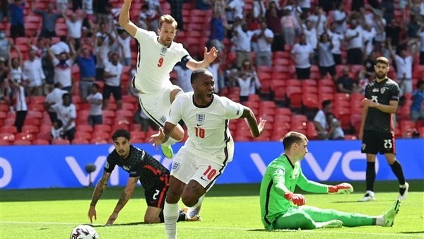 جانب من مباراة انجلترا