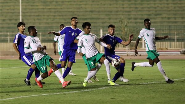 جانب من مباراة السعودية