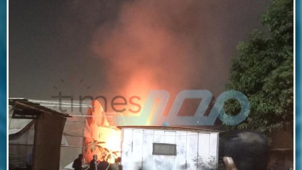 حريق وزارة الزراعة