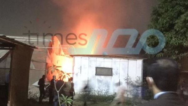 حريق وزارة الزراعة