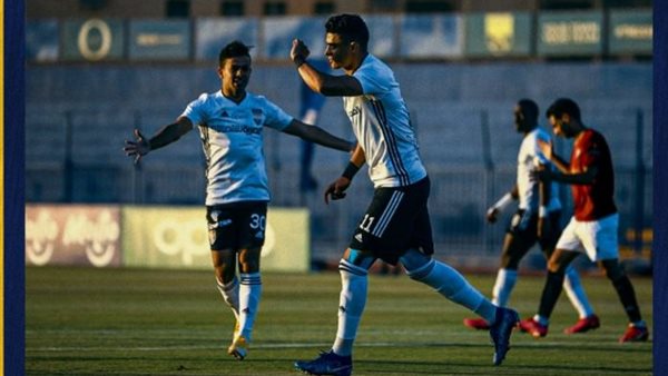 جانب من المباراة