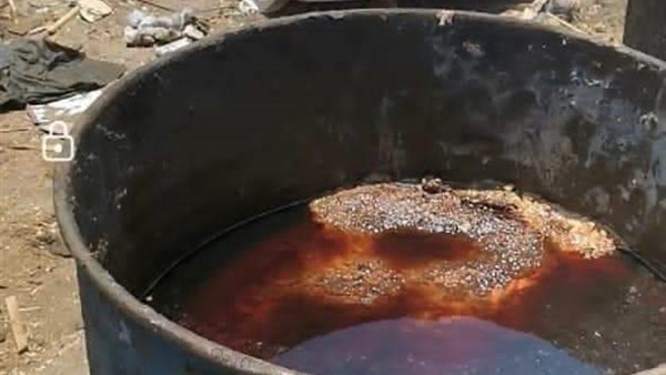 الزيوت التى يتم اعادة