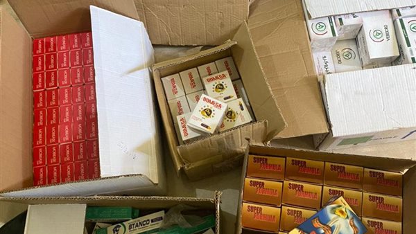 جانب من المضبوطات