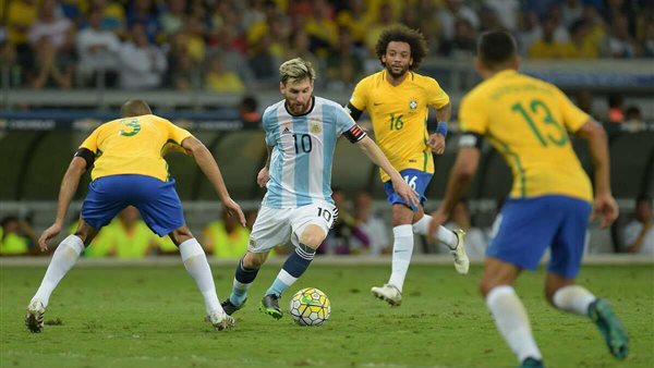 ميسي أمام البرازيل