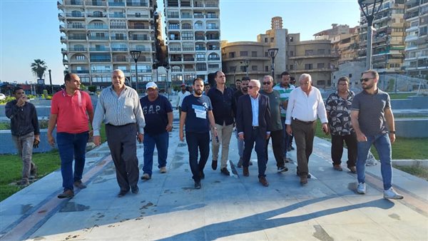 محافظ بورسعيد خلال