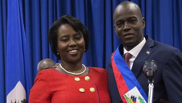 رئيس هايتي وزوجته