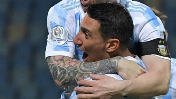 احتفال دى ماريا