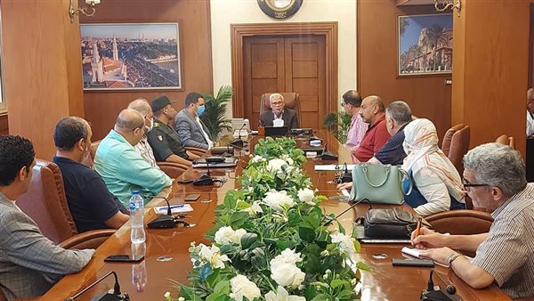 محافظ بورسعيد خلال